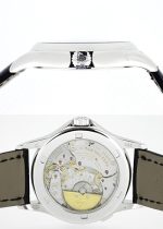 Patek Philippe - World Time| PATEK PHILIPPE| 5110G - 001| WG Silver Clock Automatic Leather| Middle Ages| - Image 3