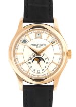 Patek Philippe - Annual Calendar| PATEK PHILIPPE| 5205R - 001| RG White Clock Automatic Leather| Middle Ages|