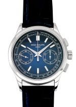 Patek Philippe - Complications Chronograph| PATEK PHILIPPE| 5170P - 001| PT Blue / Diamond Clock Hand Winding Leather| Commissions| Middle Ages