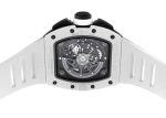 RICHER MILL RM011 Automatic Flyback Chronograph White Ghost| by Richard Mille| ATZ / Carbon TPT Skeleton Clock Dial Automatic Winding Rubber| Not available in Japan| World limited to 30 books| - Image 4