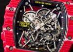 Richard Mill - Rafael Nadal Automatic| by Richard Mille| RM035 - 02| TPT / Carbon Skeleton Dial Automatic Winding Rubber| - Image 11