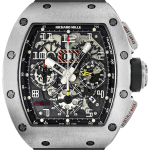 Richard Mill - Automatic Flyback Chronograph Felipe Massa| RICHARD MILLE| RM011| TI Skeleton Clock Automatic Winding Rubber| Commissions| Middle Ages|