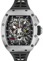 Richard Mill - Automatic Flyback Chronograph Felipe Massa| RICHARD MILLE| RM011| TI Skeleton Clock Automatic Winding Rubber| Commissions| Middle Ages|