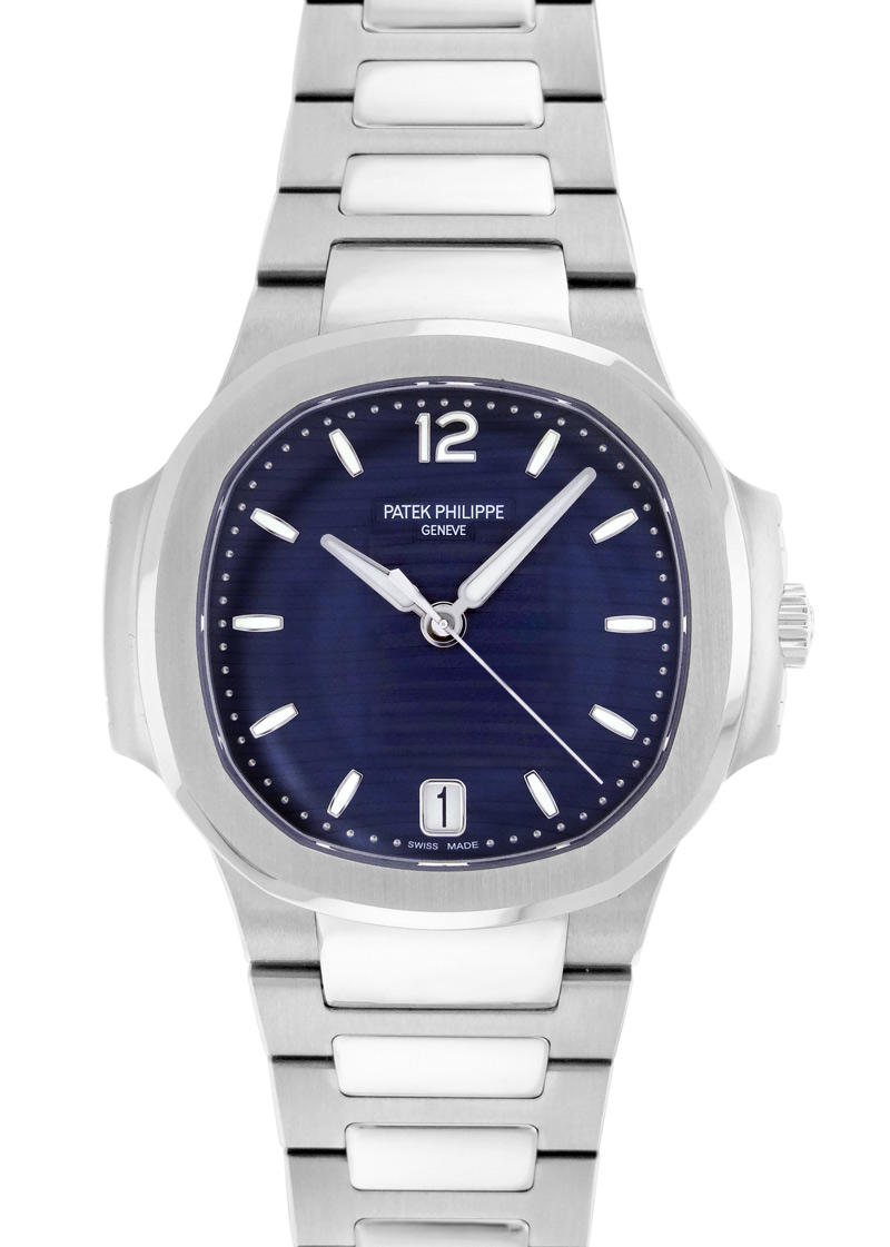 Patek Philippe - Ladies Nautilus| PATEK PHILIPPE| 7118 / 1A-001| SS Blue Clock Automatic Winding Bracelet| Patek Philippe - Ladies Nautilus| PATEK PHILIPPE| 7118 / 1A-001| SS Blue Clock Automatic Winding Bracelet| - Image 1