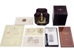 Patek Philippe - Calatrava Officer| PATEK PHILIPPE| 3960 J| YG White Clock Hand Winding Leather| 150th Anniversary| Middle Ages| - Image 5