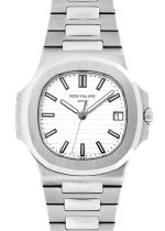 Patek Philippe - Nautilus| PATEK PHILIPPE| 5711 / 1A - 011| SS White Dial Automatic Winding Bracelet