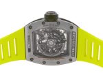 RICHERMILL - Automatic Declutchable Rotor| RICHARD MILLE| RM030| TI Skeleton Clock Automatic Winding Rubber| Middle Ages| - Image 5