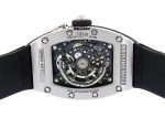 Richards Mill - Automatic| RICHARD MILLE| RM037| TI Skeleton Clock Automatic Winding Rubber| Commissions| Middle Ages| - Image 4