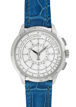 Patek Philippe - Multi-Scale Chronograph| PATEK PHILIPPE| 4675G - 001| WG Silver Clock Automatic Leather| 175th anniversary| Middle Ages|