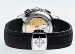 Patek Philippe - Aquanote Chronograph| PATEK PHILIPPE| 5968A - 001| SS Black Dial Automatic Rubber Winding| Commissions| Middle Ages| - Image 5