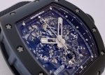 Richard Mill - Felip Massa Black Phantom| by Richard Mille| RM011 CA-TZP TZP Ceramic / Carbon TPT Skeleton Dial Autowinding Rubber| Limited to 50| Commissions| Middle Ages| - Image 5