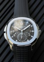 Patek Philippe - Aquanote Travel Time| PATEK PHILIPPE| 5164A - 001| SS Black Dial Automatic Rubber Winding - Image 7