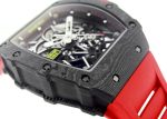 RICHAL MILL - Automatic Rafael Nadal Carbon TPT| by Richard Mille| RM35 - 02| Skeleton Clock Automatic Winding Rubber| - Image 6
