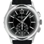 Patek Philippe - Annual Calendar Chronographs| PATEK PHILIPPE| 5905P - 010| PT Black Dial Automatic Winding Leather| Middle Ages|