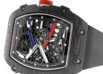 RICHAL MILL - Automatic Sebastian OJET Carbon TPT| by Richard Mille| RM67 - 02| Skeleton Clock Automatic Winding Rubber| Unused item| - Image 6