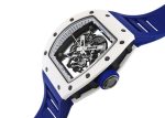 Richard Mill - Japan Blue| by Richard Mille| RM055| ATZ / TI Skeleton Dial Hand Winding Rubber| Japan limited to 40 copies| - Image 2