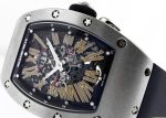 Richards Mill - Automatic| RICHARD MILLE| RM037| TI Skeleton Clock Automatic Winding Rubber| Commissions| Middle Ages| - Image 6