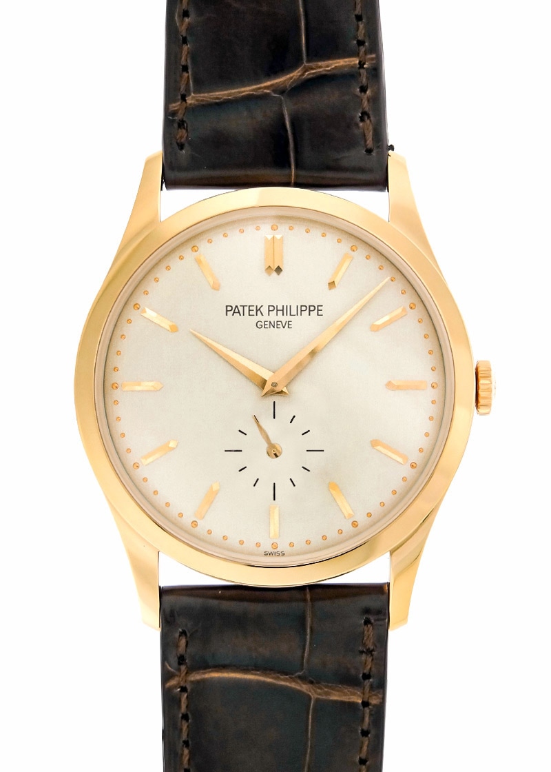 Patek Philippe - Calatrava| PATEK PHILIPPE| 5196R - 001| RG Silver Clock Hand Winding Leather| Middle Ages| Patek Philippe - Calatrava| PATEK PHILIPPE| 5196R - 001| RG Silver Clock Hand Winding Leather| Middle Ages| - Image 1