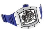 Richard Mill - Japan Blue| by Richard Mille| RM055| ATZ / TI Skeleton Dial Hand Winding Rubber| Japan limited to 40 copies| - Image 6
