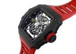 RICHAL MILL - Automatic Rafael Nadal Carbon TPT| by Richard Mille| RM35 - 02| Skeleton Clock Automatic Winding Rubber| - Image 2