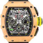 Richards Mill - Automatic Flyback Chronograph| by Richard Mille| RM11 - 03| RG / TI Skeleton Dial Automatic Winding Rubber|