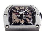 Richards Mill - Automatic| RICHARD MILLE| RM037| TI Skeleton Clock Automatic Winding Rubber| Commissions| Middle Ages| - Image 7
