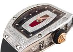 RICHAL MILL - Ladies Automatic| RICHARD MILLE| RM07 - 01| WG Skeleton Dial Automatic Winding Rubber| Middle Ages| - Image 7