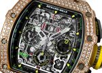 Richards Mill - RM11 - 03 Automatic Flyback Chronograph Bezel Dial| RICHARD MILLE| RM11 - 03| PG / TI Skeleton Dial Automatic Winding Rubber| Commissions| Middle Ages - Image 7