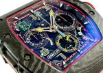 Richards Mill - Automatic Split Second Chronograph| RICHARD MILLE| RM65 - 01| Carbon / TPT Skeleton Dial Automatic Winding Rubber| Commissions| Middle Ages - Image 8