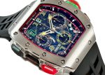 Richards Mill - Automatic Split Second Chronograph| RICHARD MILLE| RM65 - 01| TI Skeleton Clock Automatic Winding Rubber| Middle Ages - Image 8