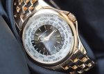 Patek Philippe - World Time| PATEK PHILIPPE| 5130 / 1R - 011| RG Silver / Brown Dial Automatic Winding Bracelet| Middle Ages| - Image 9