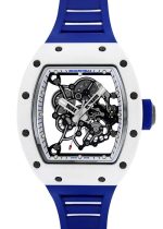 Richard Mill - Japan Blue| by Richard Mille| RM055| ATZ / TI Skeleton Dial Hand Winding Rubber| Japan limited to 40 copies|