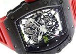 RICHAL MILL - Automatic Rafael Nadal Carbon TPT| by Richard Mille| RM35 - 02| Skeleton Clock Automatic Winding Rubber| - Image 7