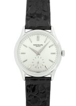 Patek Philippe - Calatrava Smoseco| PATEK PHILIPPE| 3923A| SS Silver Clock Hand Winding Leather| 150th Anniversary| 1 Japan limited 150 copies| Middle Ages|