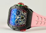Richards Mill - Automatic Split Second Chronograph| RICHARD MILLE| RM65 - 01| Carbon / TPT Skeleton Dial Automatic Winding Rubber| Commissions| Middle Ages - Image 9
